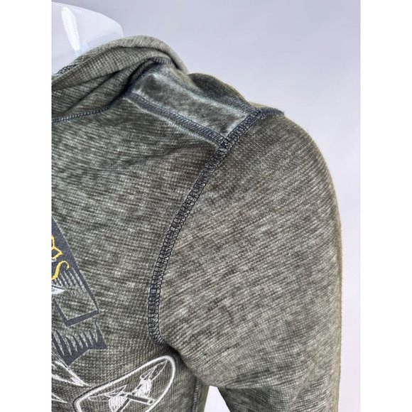 HELIX Printed Long Sleeve Thin Shirt Hoodie Mens Sz Small - Picture 4 of 16